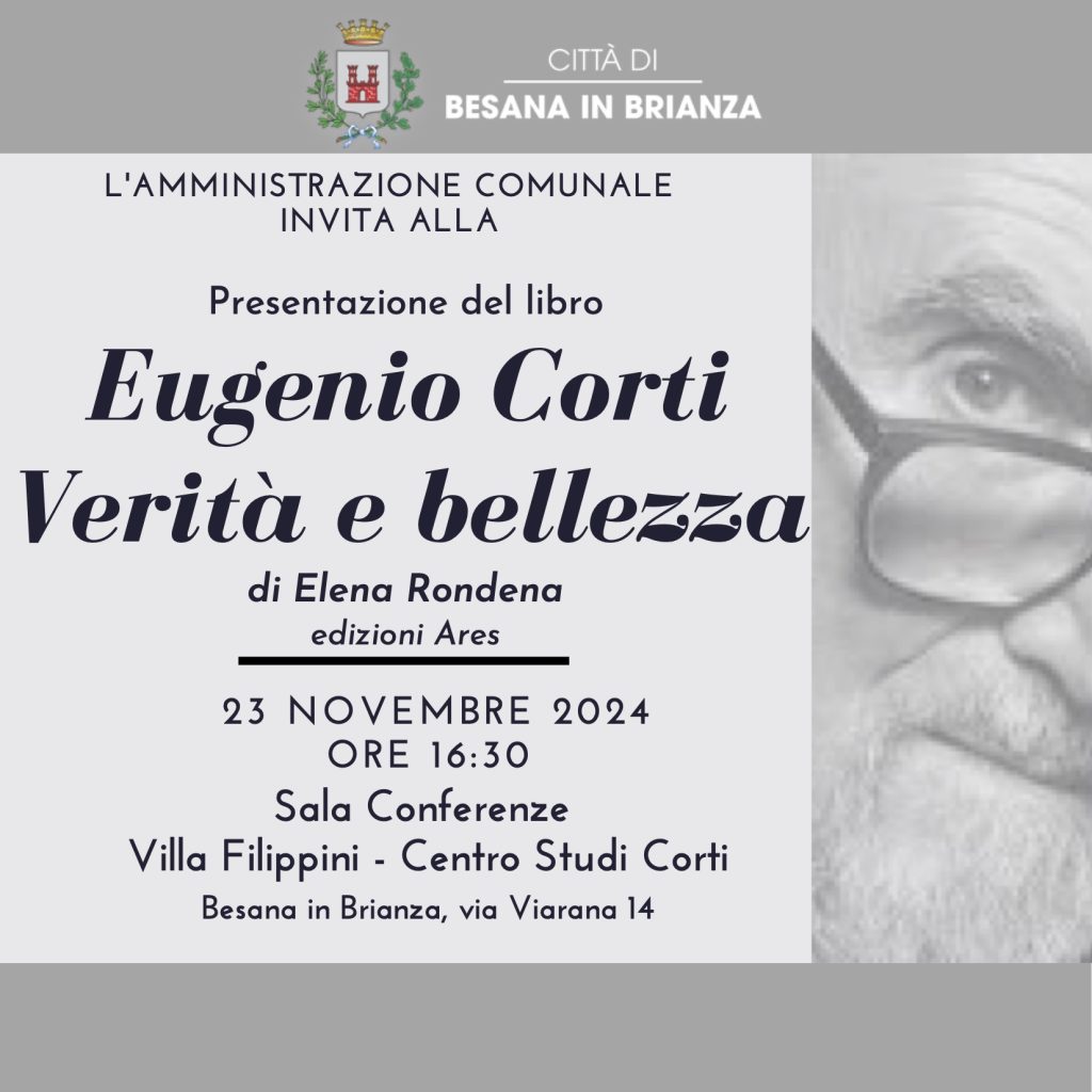 Presentazione del libro Eugenio Corti Verità e bellezza